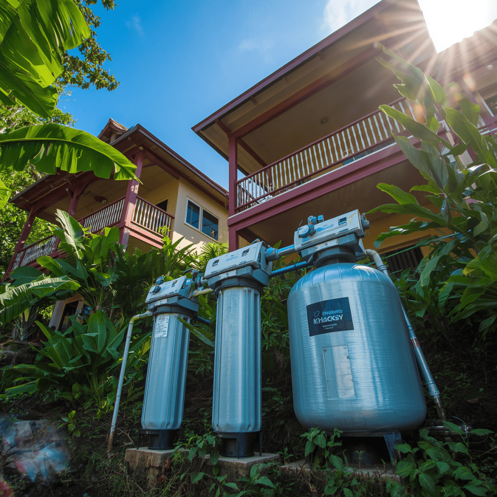 Filtros de agua de alta capacidad para tanques de reserva en casas de dos pisos en Costa Rica
